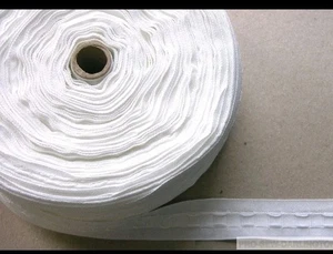1 inch CURTAIN HEADING HEADER TAPE - PENCIL PLEAT WIDTH (25 mm) x 100m - Picture 1 of 4