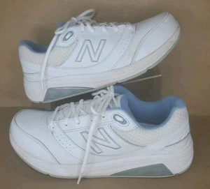 Sneakers da passeggio New Balance 928V3 da donna taglia 10,5 B in pelle bianca - Foto 1 di 6