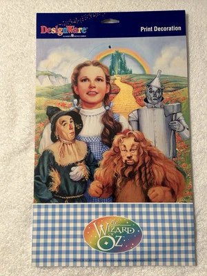 Vintage 1997 Wizard Of Oz Designware Print Decorations Set Of 12 Designed In USA - Image 1 of 4