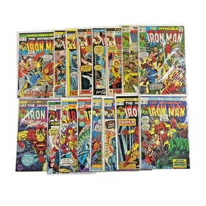 Lote de cómics de Iron Man (Marvel Comics, 1968) Edad de Bronce Temprana tirada de 16 #27-80 - Imagen 1 de 17