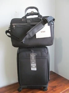 Hartmann Ratio Luggage Set Global Carry On & Laptop Business Brief, USB Port NWT - Picture 1 of 22