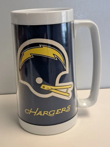 Vintage San Diego Chargers NFL Plastic Tumbler Cup Cover