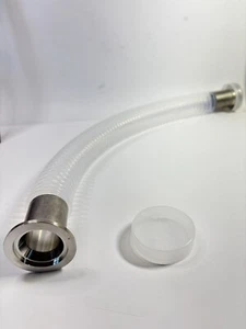 Saint Gobain HOSSMP-16 Pure Fit 21-1/2” Hose w/ 1-1/2" Sanitary Fitting 125 PSI - Picture 1 of 5