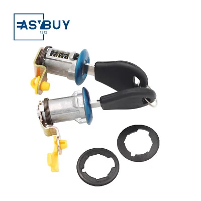 Juego de cerradura de puerta con llave apta para camioneta Nissan 1984-1998 EE. UU. 80600-01G25 80601-01G25 Foto 1 de 4