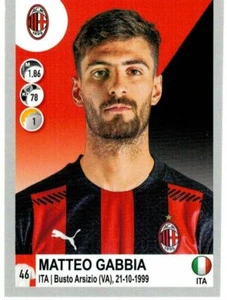 CALCIATORI PANINI 2020-2021 FIGURINA N. 326 GABBIA (MILAN) ROOKIE - Picture 1 of 2