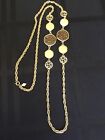 Sarah Coventry 1974 ?Taste Of Honey? Necklace.  36? Gold & Amber Tones