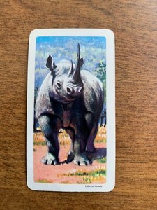 BROOKE BOND RED ROSE TEA CARDS - SERIES 7 - AFRICAN ANIMALS