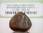 Pièce de monnaie du trésor colonial espagnol des années 1600 lion et château beaux détails #41