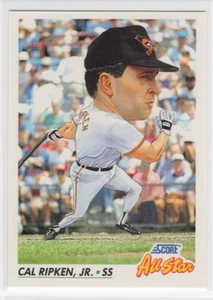 Orioles de béisbol Cal Ripken Jr. 1992 puntaje All Star #433 de los Baltimore - Imagen 1 de 1
