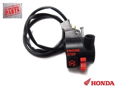 Novo Genuíno Honda Barra Direita Stop Kill Switch Carcaça 2004-2026 CRF50F FABRICANTE DE EQUIPAMENTO ORIGINAL - Imagem 1 de 4