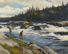 Ogden Minton Pleissner Great Watchishou River Canvas Print 16 x 20