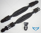 Flossenbänder Spring Straps Edelstahl Schnallen S L 310 350 mm INOX Flossen Neu