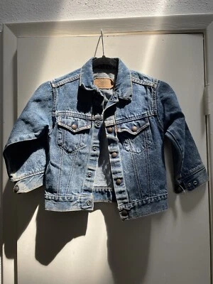 Chaqueta vaquera vintage naranja Tab Little Levis niños talla 7 Foto 1 de 4