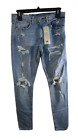 NWT Levis Skinny Taper Fit Mens Jeans 34x34 Topaz Light Wash MSRP$69