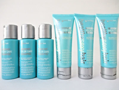 Healthy Sexy Hair Reinvent Color Care (3) Shampoo and (3) Treatment 1.7 oz each - Image 1 of 2