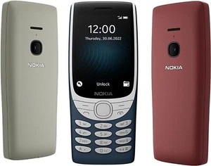 Original Nokia 8210 4G GSM Unlocked-Dual SIM Camera Radio Bluetooth Mobile Phone - Afbeelding 1 van 12
