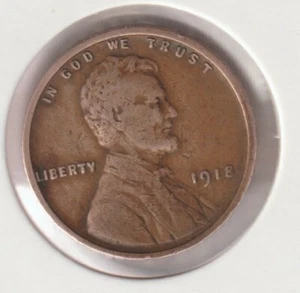 Rare 107 Year Old 1918 US Lincoln Wheat Penny Collection WWI World War WW1 Coin - Picture 1 of 2