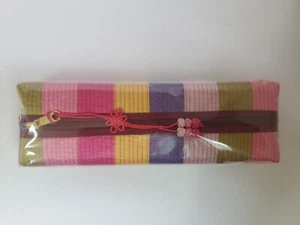 Korean Traditional Crafts Quilt Cosmetic Makeup Pouch/Pencil Case #81- US Seller - Picture 1 of 4
