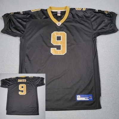 Camiseta Drew Brees New Orleans Saints Hombre 56 Reebok On Field Cosida Casa Foto 1 de 4