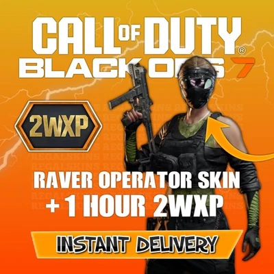Call of Duty Black Ops 7 Muller Milk Exclusive Raver Operator Skin + 1 Hour 2XP - Bild 1 von 4