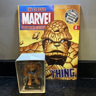 Classic Marvel Figurine Collection #4 The Thing + Magazine Eaglemoss - Imagem 1 de 4