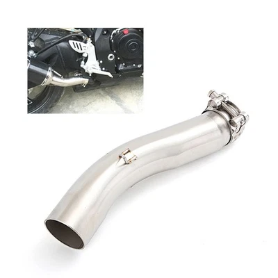 Tubo de escape de enlace medio acero antideslizante para Suzuki GSXR 600 750 2008 2009 2010 Foto 1 de 4