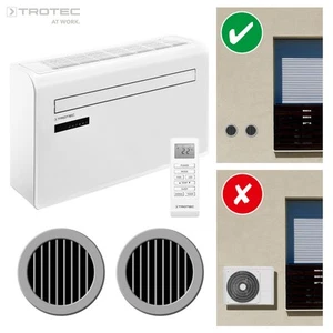 TROTEC Smarte Monoblock Wandklimaanlage PAC-W 2200 S | Smartphone-Steuerung - Bild 1 von 9