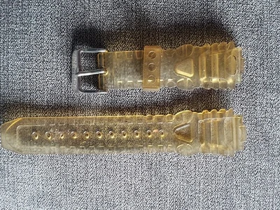 Correa de goma completa genuina vintage Techno Marine Yacht Chrono Foto 1 de 3