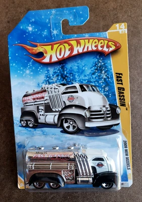 2009 Hot Wheels FAST GASSIN' White #14/190 2019 NEW MODELS #14/42 1:64 N4017 5SP - Image 1 of 4