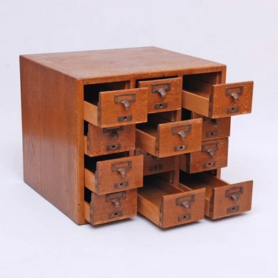 Винтажный шкаф для карточек 50-х годов Gaylord Bros. Stockton California США 6.Z - Изображение 1 из 4