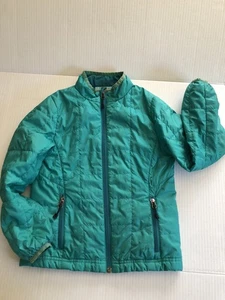 REI Puffer Jacket Girls XS (6-7) Green Puffer Lightweight Full Zip - Picture 1 of 10