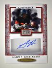 2021 Sage Hit Premier Draft High Series Red Rookie Auto #A78 Aaron Robinson