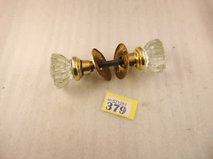 Handles Knobs Antique Solid Cut Glass Brass adjustable 379 (FREE UK POSTAGE) - Picture 1 of 4
