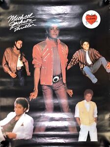 1982 Original Michael Jackson Thriller Poster 18" x 24" Mj J10