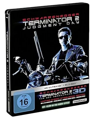 Terminator 2 Judgment Day - 4K Ultra HD +Blu-Ray +Blu-Ray 3D Steelbook Edition! - Image 1 of 4