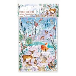 Wild Winter Song Advent Calendar Card 170 x 120 mm with envelope Roger la Borde - Picture 1 of 1