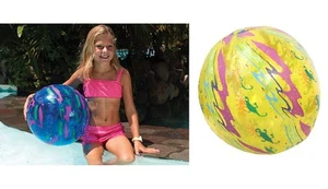 20" SWIMLINE BIG Printed Swim BEACH Ball Swimming Pool Lake Festival Water 9000 - Picture 1 of 5