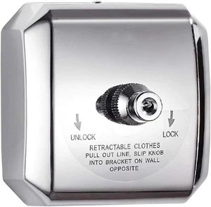Retractable Clothesline Indoor Heavy Duty 304 Stainless Steel Wire12Ft, Suppo... - Picture 1 of 1