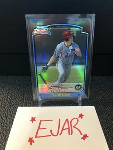 Jay Sitzman 2003 Bowman Chrome #313 Refractor Philadelphia Phillies