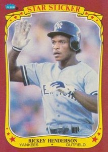 1986 Fleer Star Stickers MLB Baseball Trading Cards Pick From List