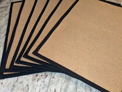 Rattan World Market Six Bohemian Woven Placemats Grass 18.5”x 12” NWOT Cost Plus - Image 1 of 4