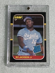 Bo Jackson 1987 Leaf Donruss Rated Rookie Card #35 RC KC Royals 