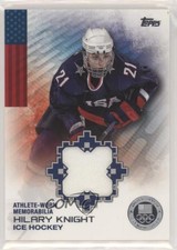 2014 US Olympic & Paralympic Team and Hopefuls Relics Silver /50 Hilary Knight