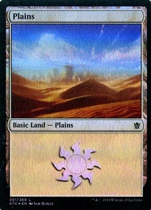 MTG - Khans of Tarkir - Plains #251 - Foil - Various conditions - Picture 1 of 1