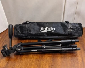 Trípode retráctil para cámara/videocámara Jinfoto VT-440 con bolsa de transporte - Imagen 1 de 8