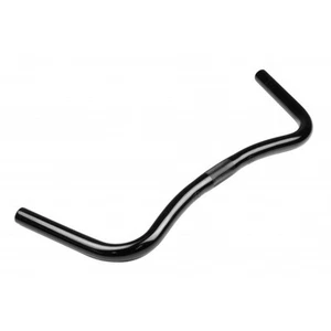 Velo Orange Noir Black Alloy Porteur Handlebars 25.4mm clamp - 23.8mm grip - Picture 1 of 1