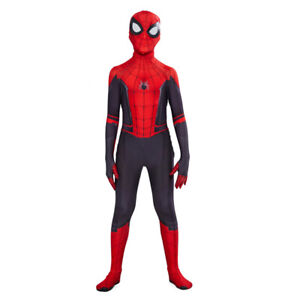 Spider-Man Far From Home Kids Boys Spiderman Zentai Child Cosplay Costume Suit