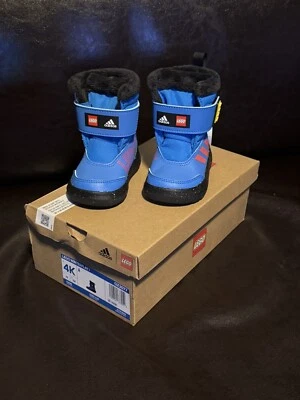 Adidas x LEGO Winterplay Boots Blue Toddler, Size 4K - Image 1 of 4