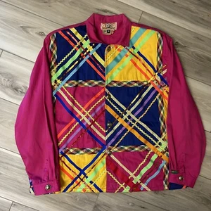 Gene Ewing Bis Jacke verziert RAR rosa Vintage Zackenlitze Band Gr. M - Bild 1 von 12
