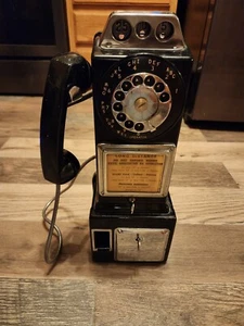 Automatic Electric Company Vintage Rotary Payphone 3 Slot Coins - Bild 1 von 8